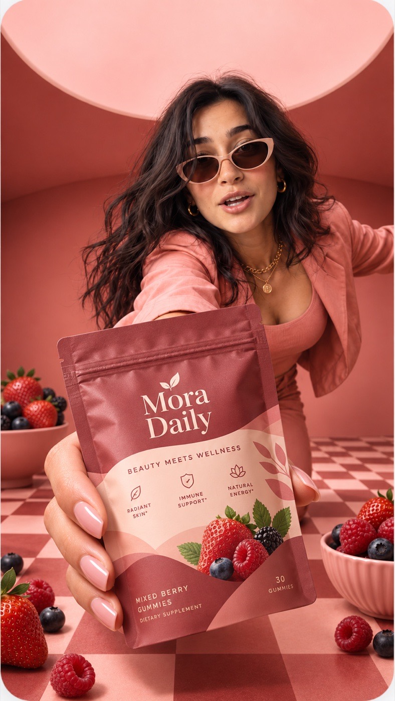 Product advertisement created from a connected storefront